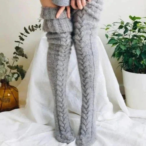 Extra lange winterkousen - Houd je voeten warm