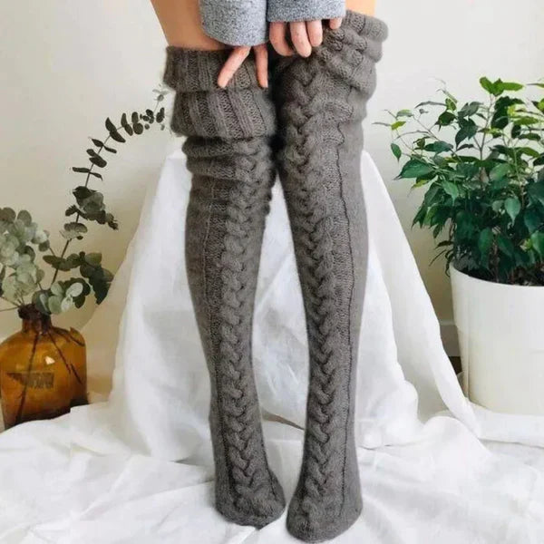 Extra lange winterkousen - Houd je voeten warm