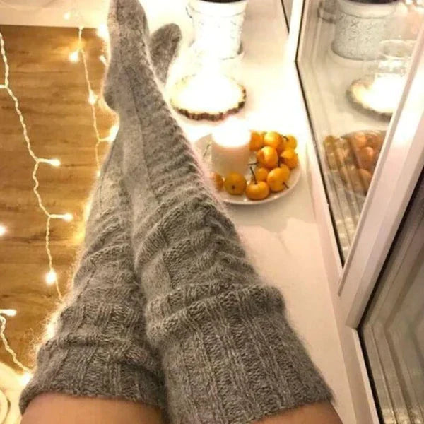 Extra lange winterkousen - Houd je voeten warm