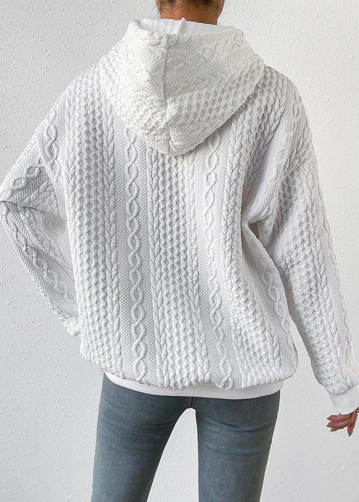Jacquard-hoodie: komfort och stil förenade