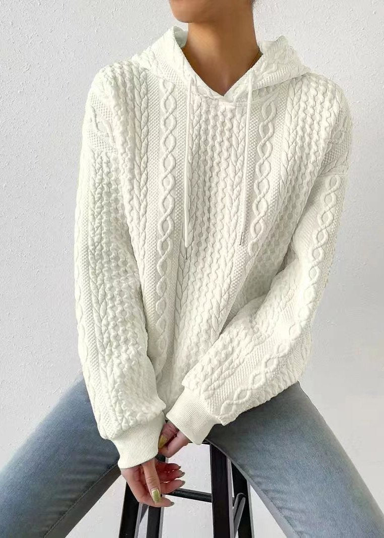 Jacquard-hoodie: komfort och stil förenade