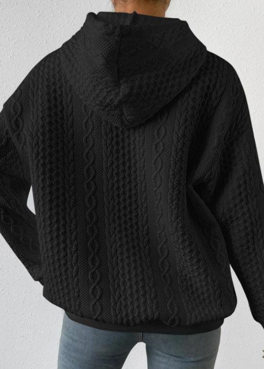 Jacquard-hoodie: komfort och stil förenade