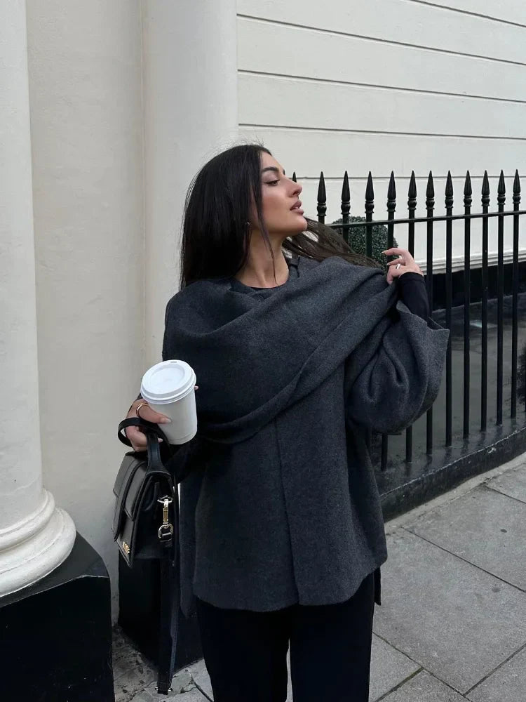 Kabát Mina™: Oversized elegance pro výrazný styl