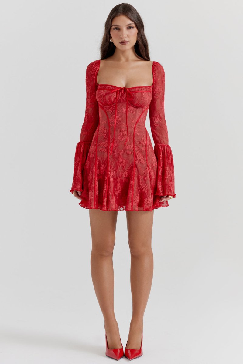 Vestido corset de encaje vintage para una silueta elegante