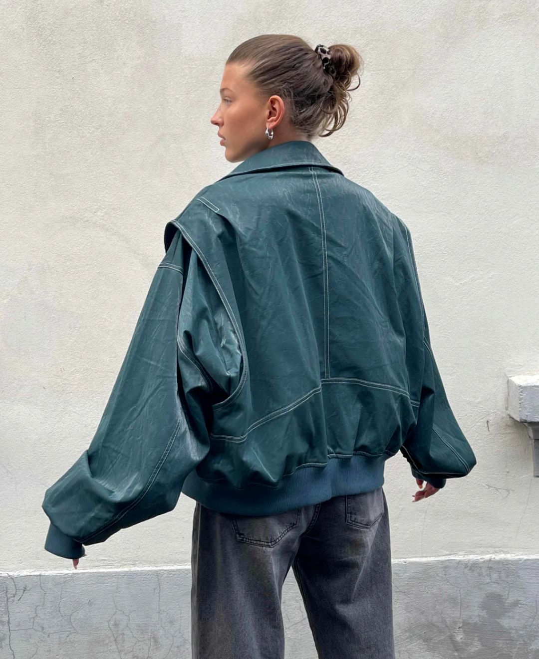 Giacca bomber in pelle Lara – Stile e comfort ultimativi